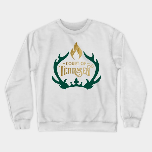 Court of Terrasen - Throne of Glass Crewneck Sweatshirt by KitCronk